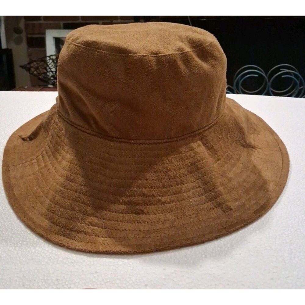 Wyeth Women Brown Bucket  Hat - Size One Size